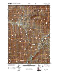 Short Creek 2011 topographic map thumbnail