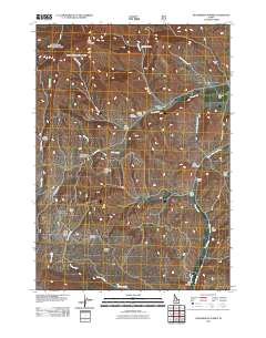 Richardson Summit 2011 topographic map thumbnail