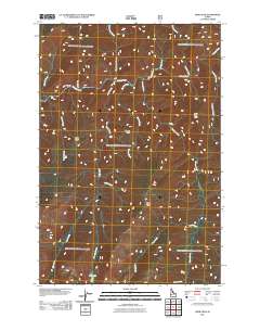 Mink Peak 2011 topographic map thumbnail
