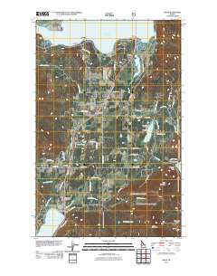 Sagle 2011 topographic map thumbnail