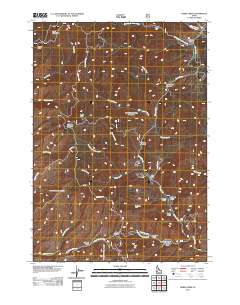 Robie Creek 2011 topographic map thumbnail