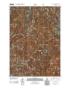 Sunset Mountain 2011 topographic map thumbnail