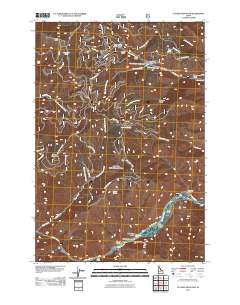 Ulysses Mountain 2011 topographic map thumbnail