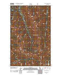 Smith Peak 2011 topographic map thumbnail