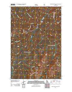 Three Prong Mountain 2011 topographic map thumbnail