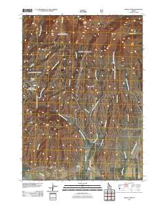 Smoky Dome 2011 topographic map thumbnail