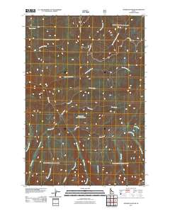 Sourdough Peak 2011 topographic map thumbnail