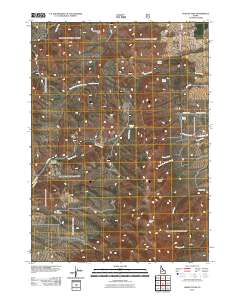 Wakley Peak 2011 topographic map thumbnail