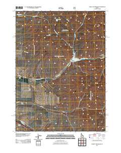 Sublett Reservoir 2011 topographic map thumbnail