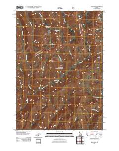 Ross Peak 2011 topographic map thumbnail