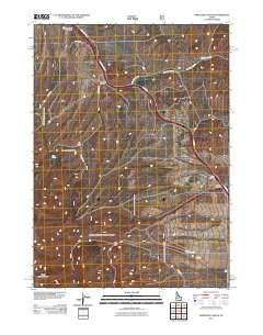 Sweetzer Canyon 2011 topographic map thumbnail