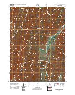 Snowdrift Mountain 2011 topographic map thumbnail