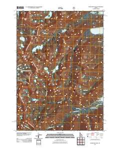 Snowyside Peak 2011 topographic map thumbnail