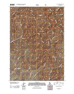 The Roost 2011 topographic map thumbnail