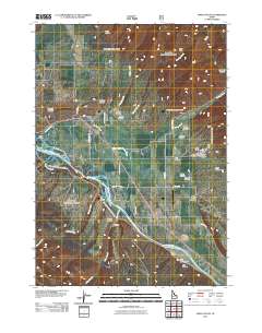 Swan Valley 2011 topographic map thumbnail