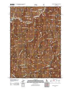 Sliderock Ridge 2011 topographic map thumbnail
