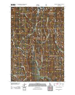 Railroad Saddle 2011 topographic map thumbnail