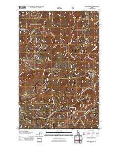 Thor Mountain 2011 topographic map thumbnail