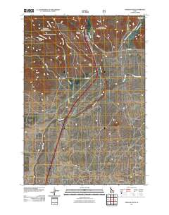 Spencer South 2011 topographic map thumbnail