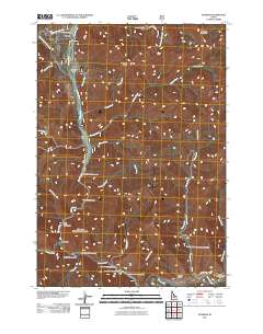 Sunbeam 2011 topographic map thumbnail
