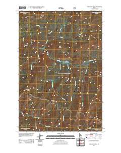 Toboggan Ridge 2011 topographic map thumbnail
