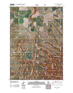 Wright Creek 2011 topographic map thumbnail