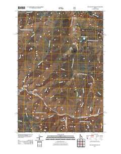 Waugh Mountain 2011 topographic map thumbnail