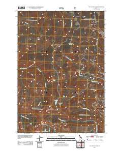Taylor Mountain 2011 topographic map thumbnail