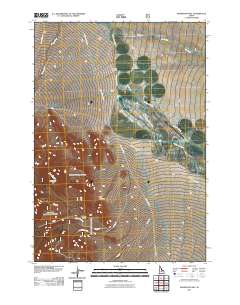 Mahogany Hill 2011 topographic map thumbnail