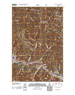 Kellogg East 2011 topographic map thumbnail