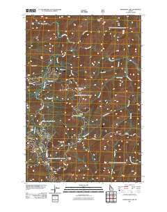 Horseshoe Lake 2011 topographic map thumbnail
