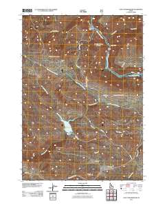 Long Tom Reservoir 2011 topographic map thumbnail