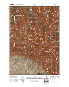 Leatherman Peak 2011 topographic map thumbnail
