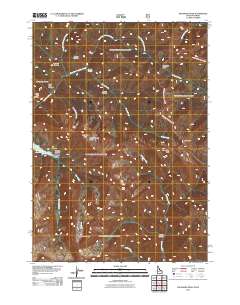 Palisades Peak 2011 topographic map thumbnail