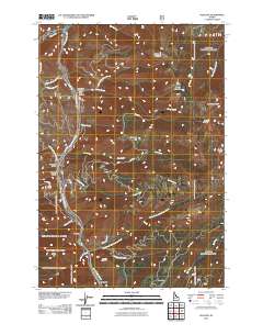 Pollock 2011 topographic map thumbnail