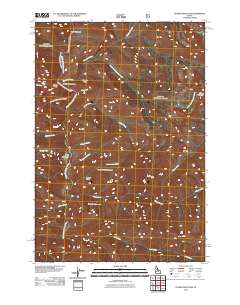 Puddin Mountain 2011 topographic map thumbnail