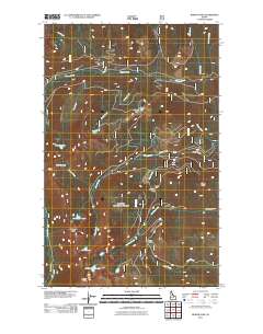 Roman Nose 2011 topographic map thumbnail
