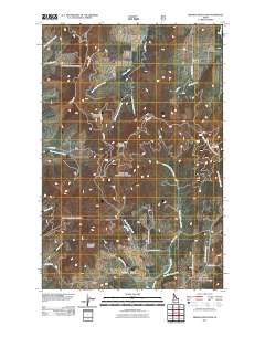 Mission Mountain 2011 topographic map thumbnail