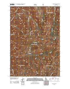 Parks Peak 2011 topographic map thumbnail