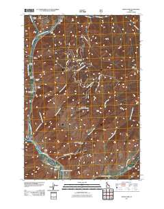 North Fork 2011 topographic map thumbnail