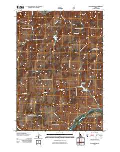 Potaman Peak 2011 topographic map thumbnail
