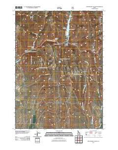 Montpelier Canyon 2011 topographic map thumbnail