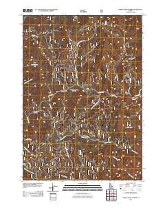 Rabbit Creek Summit 2011 topographic map thumbnail