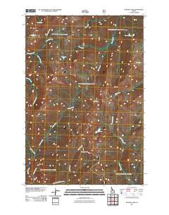 Running Lake 2011 topographic map thumbnail
