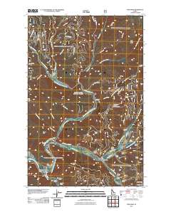 Prichard 2011 topographic map thumbnail