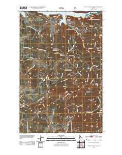 Mount Coeur D'Alene 2011 topographic map thumbnail