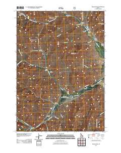 Miller Peak 2011 topographic map thumbnail