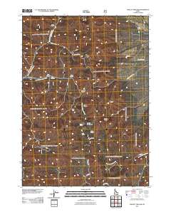 Sublett Troughs 2011 topographic map thumbnail