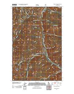 Trestle Peak 2011 topographic map thumbnail