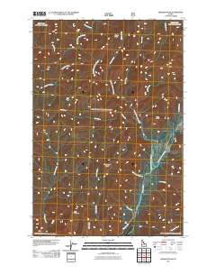 Shissler Peak 2011 topographic map thumbnail